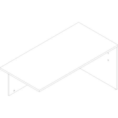Groupe Lacasse Surface-Return, Rectangular, 60inWx30inDx29inH, Hazelnut/Snow LASCANNRTS3060X